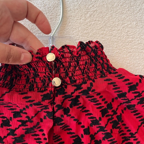 NWOT Tommy Hilfiger Smocked Neck Chiffon Shift Dress 8 - Picture 10 of 13